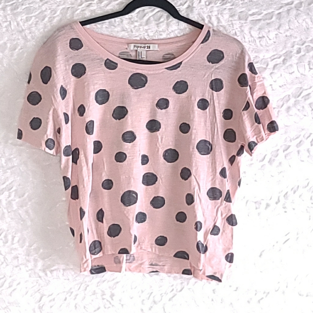 Forever 21 Crop Top Pink Size M - Picture 2 of 7